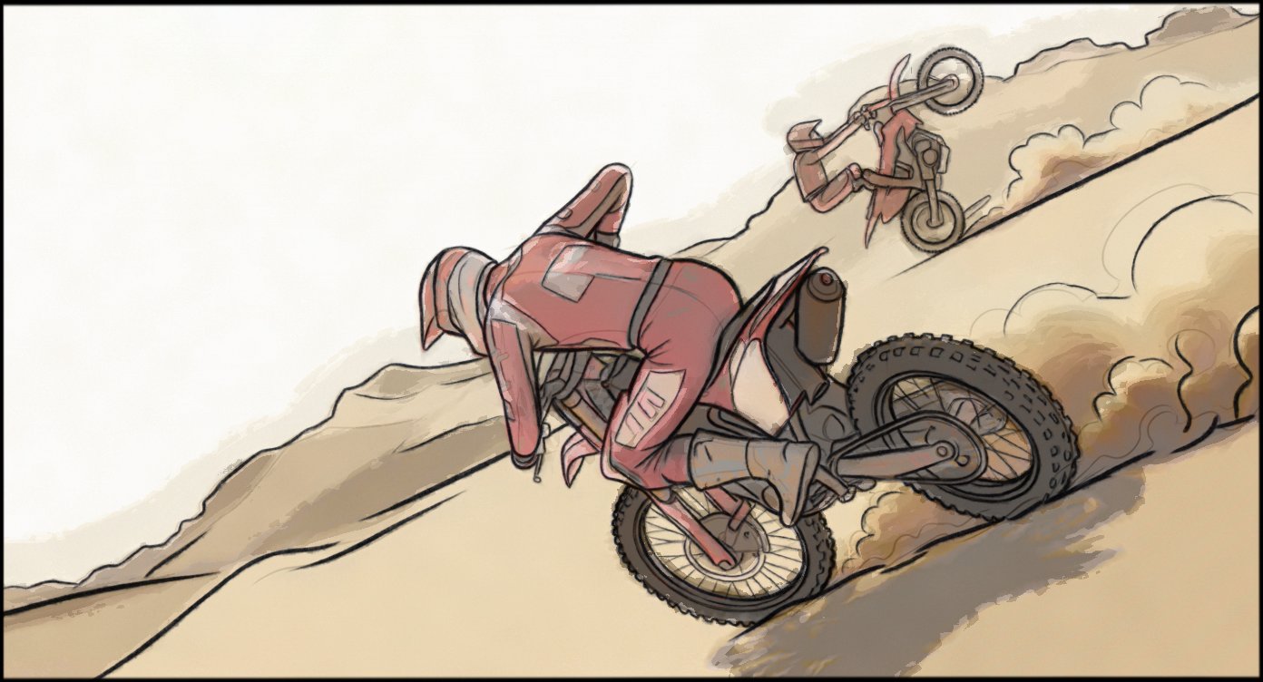 Automotive - Stunt Driving - storyboard frame 8 by Dakota Warren